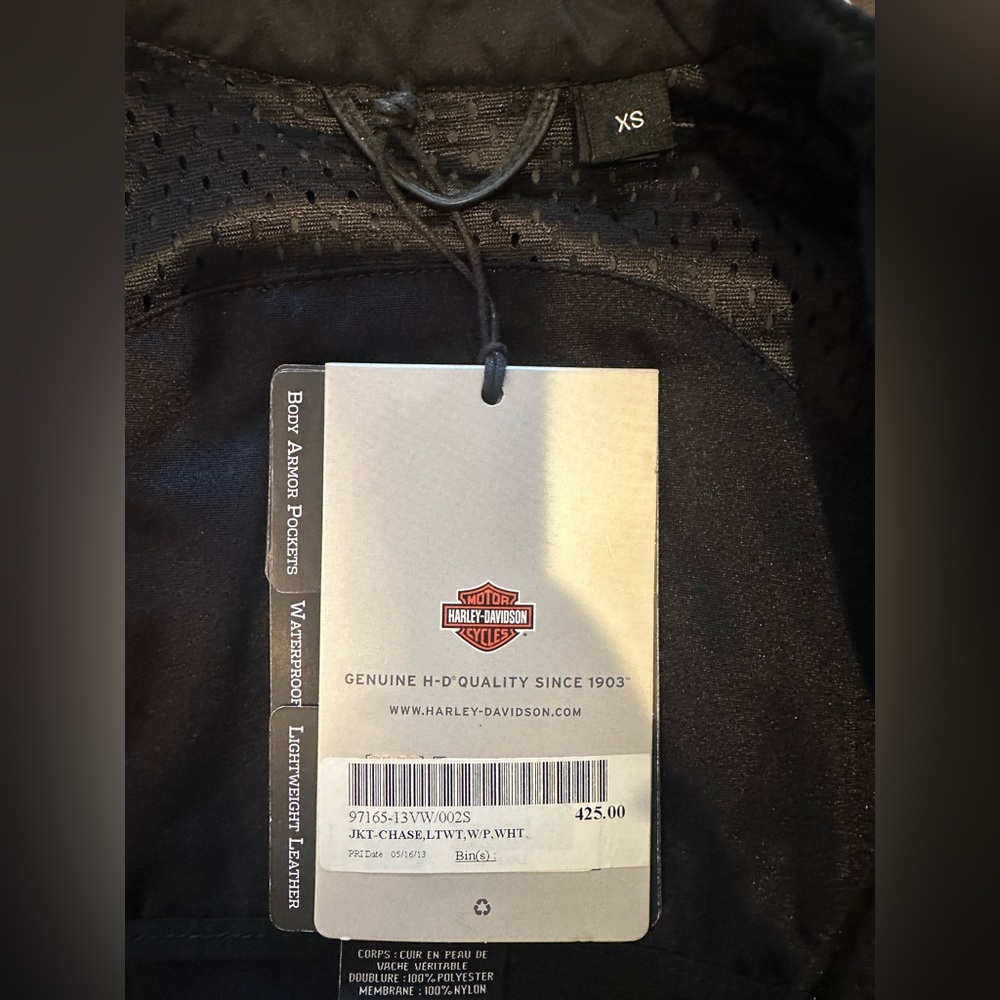 Harley-Davidson Chase Women’s Leather Jacket NWT - Picture 3 of 6